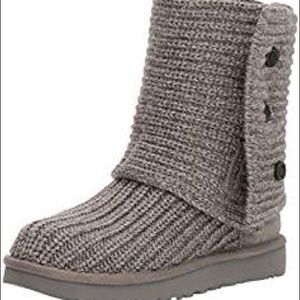 Classic Cardy Convertible Gray Ugg Boots